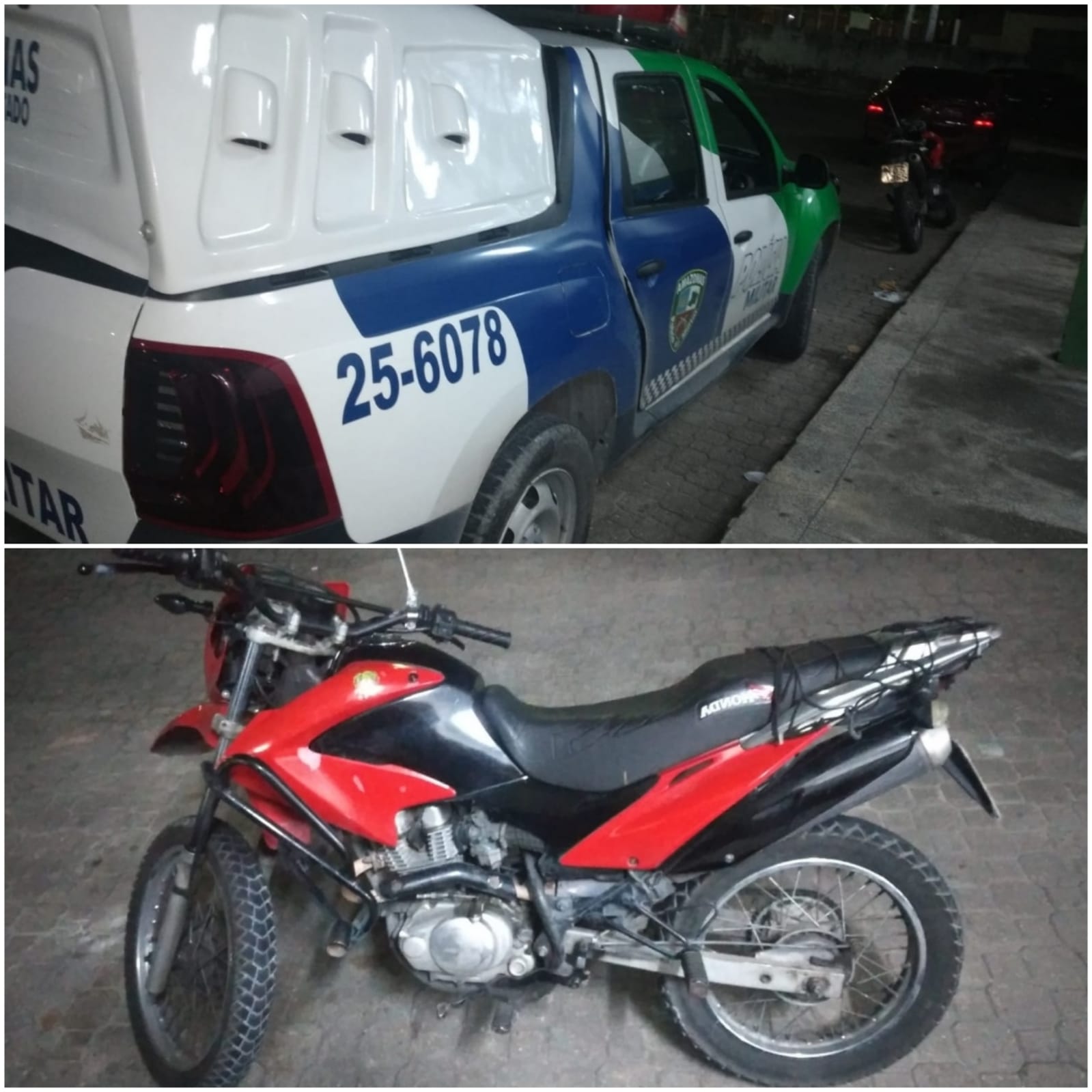 6ª CICOM recupera moto e prende bandido no bairro Fazendinha zona Norte de Manaus
