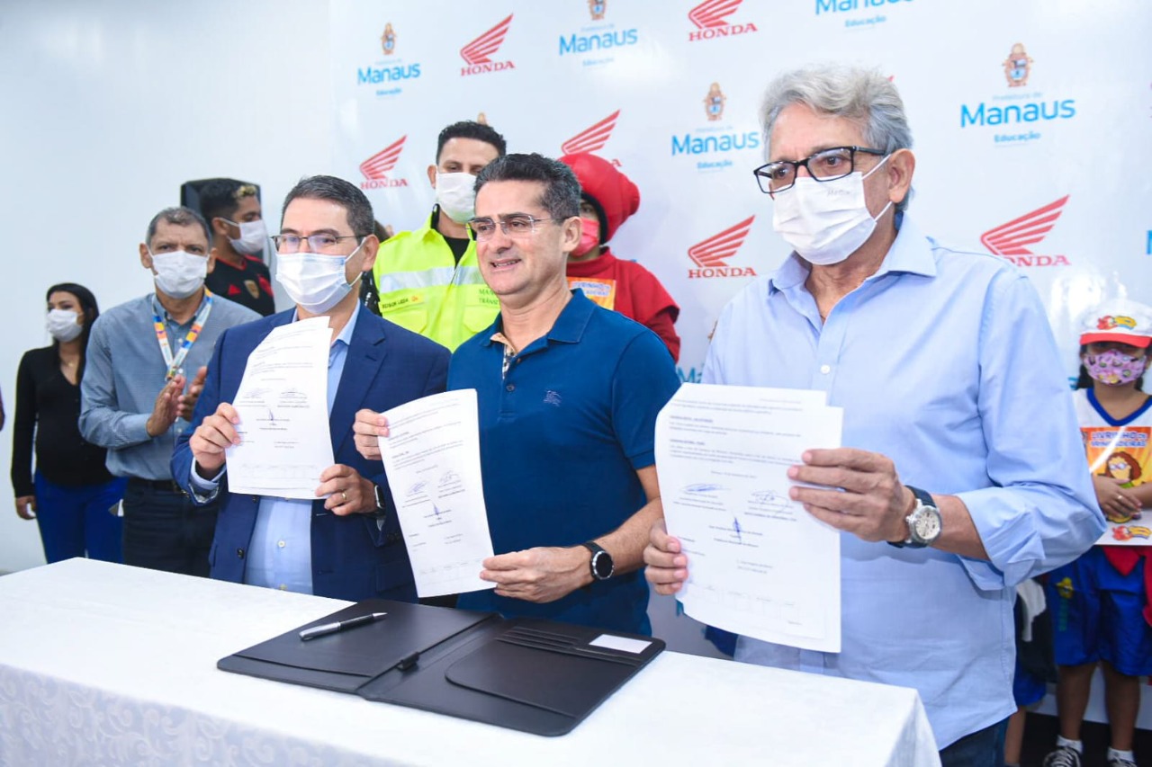 Honda firma parceria com Secretaria Municipal de Educação de Manaus em prol da segurança no trânsito