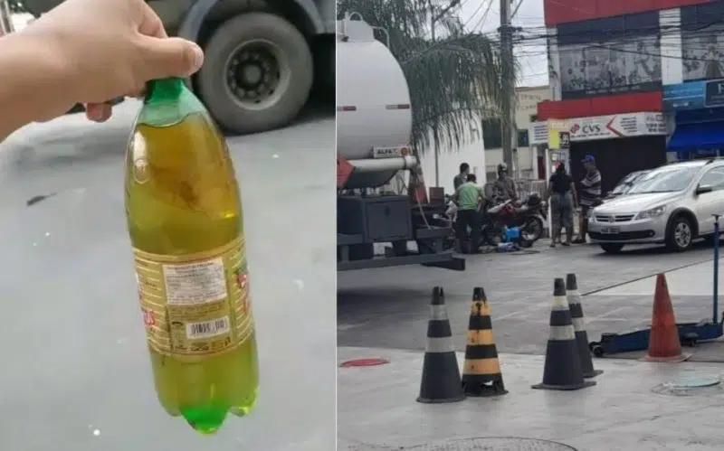 Vídeo: clientes denunciam venda de gasolina misturada com água em posto de Manaus