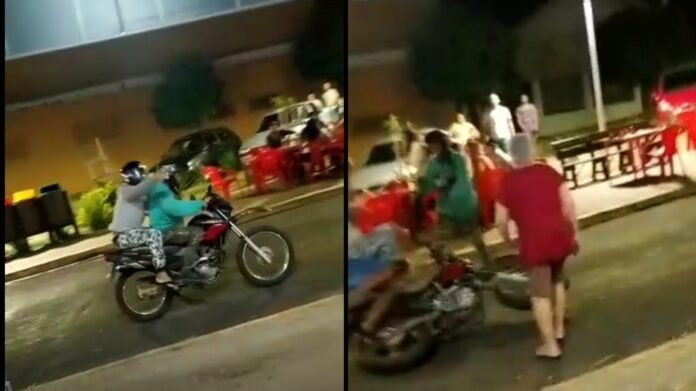 Deu ruim: moto de assaltantes quebra durante assalto; veja vídeo
