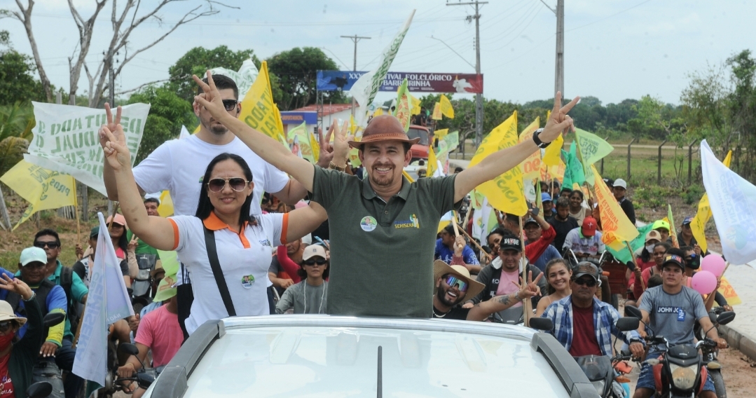 Cearazin Semisera movimenta Barreirinha e reúne mais de 500 apoiadores em carreata e motociata