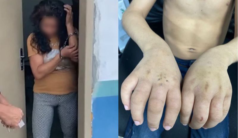 Tia é presa suspeita de torturar sobrinho de 8 anos em Manaus