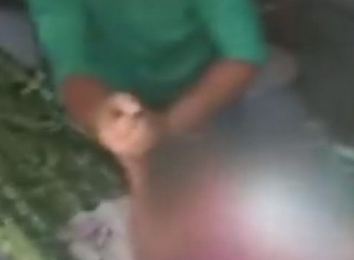 Vídeo: filho agride e ameaça mãe idosa com uma faca dentro de casa