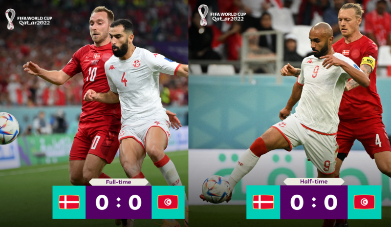 Dinamarca e Tunísia fazem primeiro 0 a 0 da Copa do Mundo
