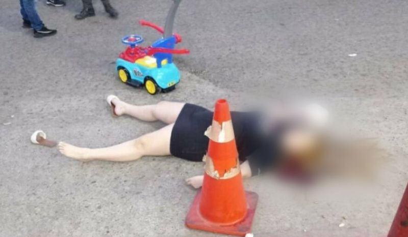 Vídeo: mãe com bebê é executada a tiros na saída de supermercado