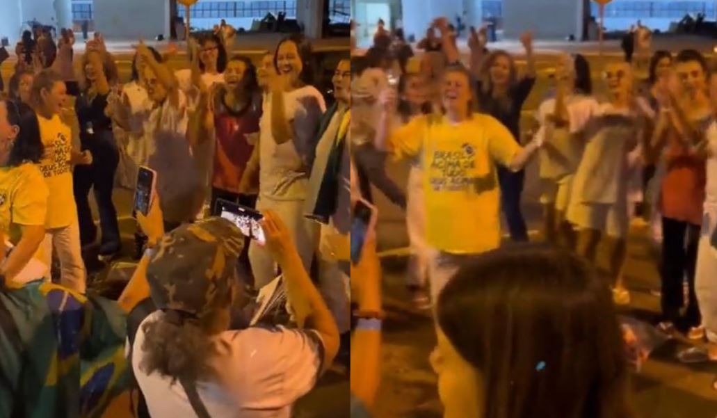 Vídeo: presas por atos extremistas dançam e bebem ao deixarem presídio